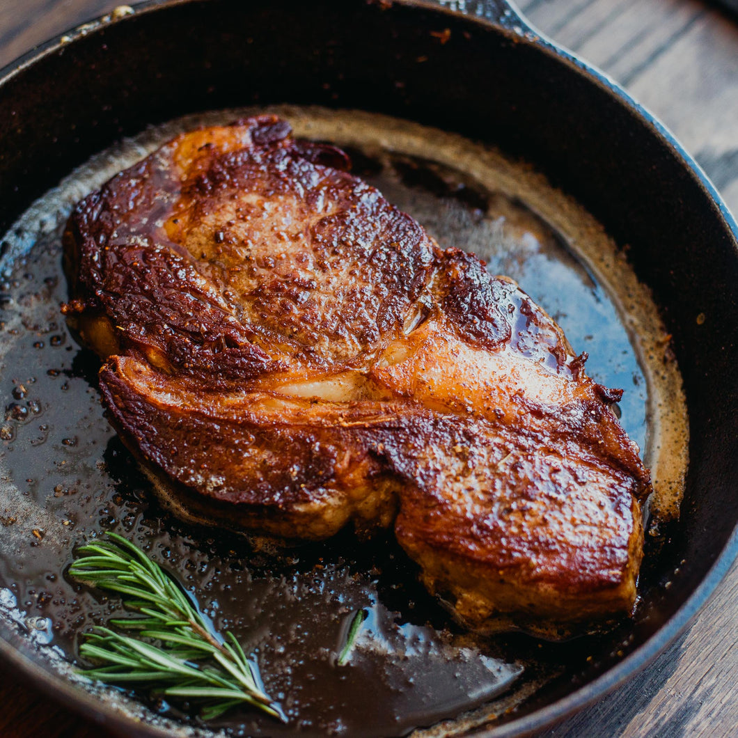 Dry Aged, Pastured Ribeye Steaks