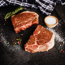 Load image into Gallery viewer, Dry Aged, Pastured Beef Top Sirloin Steaks
