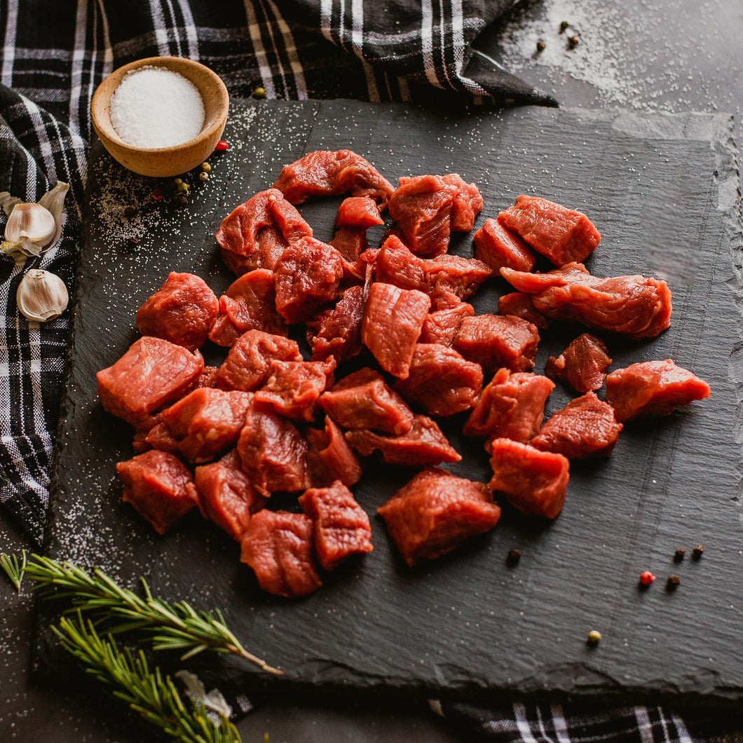 Dry Aged, Pastured Beef Stew Meat